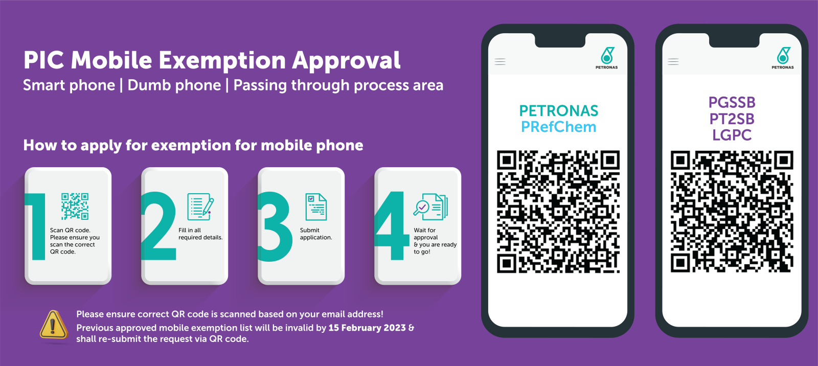 PIC Mobile Phone Exemption Approval