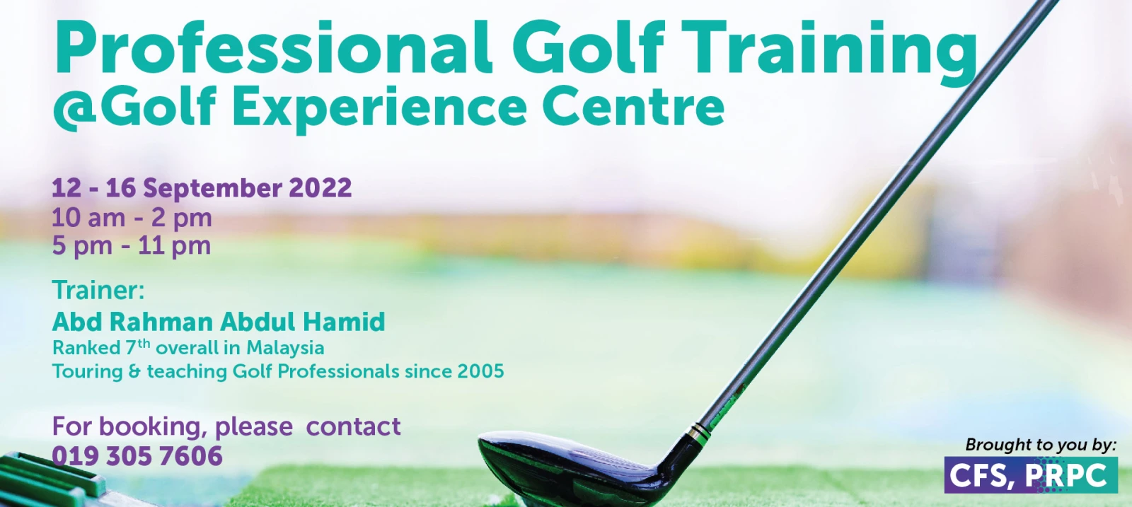 Professional Golf Training @ Golf Experience Centre